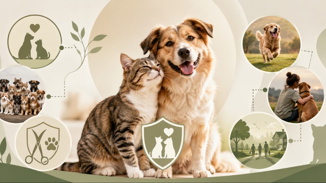 Esterilización animal: beneficios para la salud y bienestar de perros y gatos